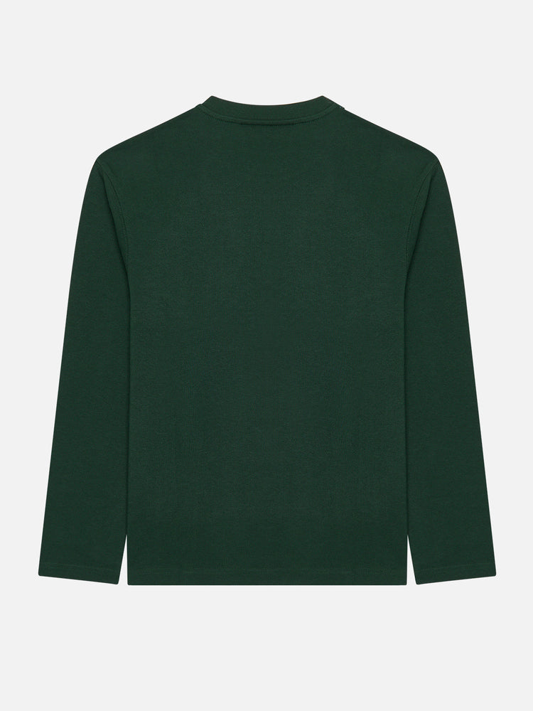 A SIMPLE LONG SLEEVE T-SHIRT GREEN