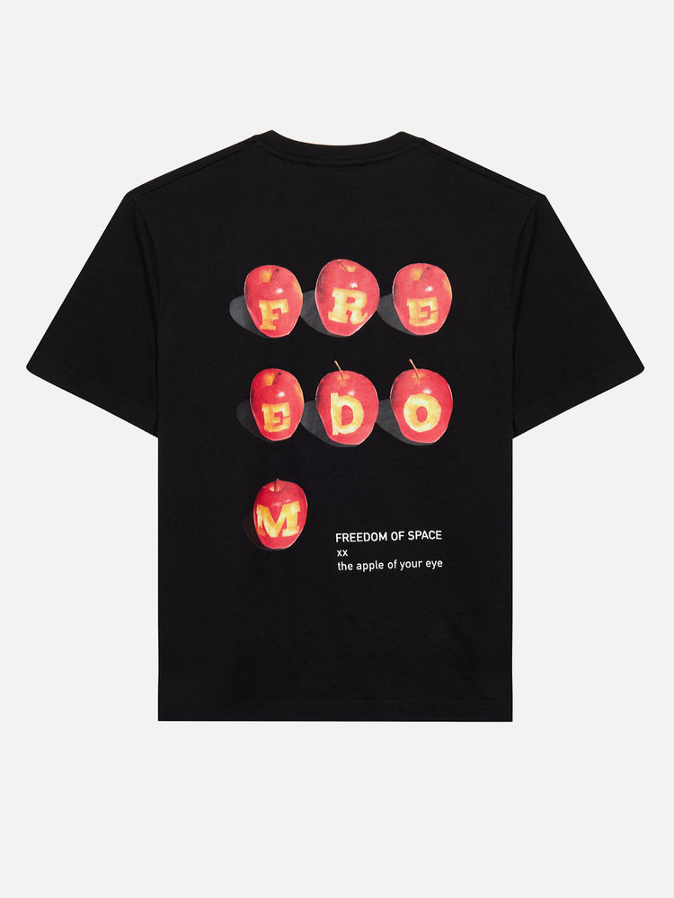 APPLE T-SHIRT BLACK