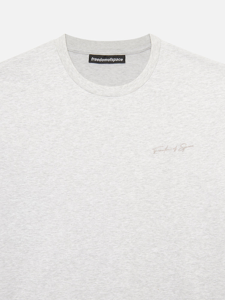 SIGNATURE T-SHIRT GREY MARL