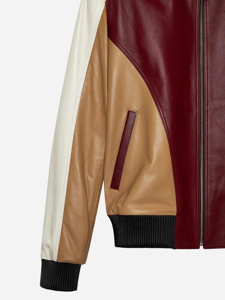 OLD SCHOOL LEATHER JACKET