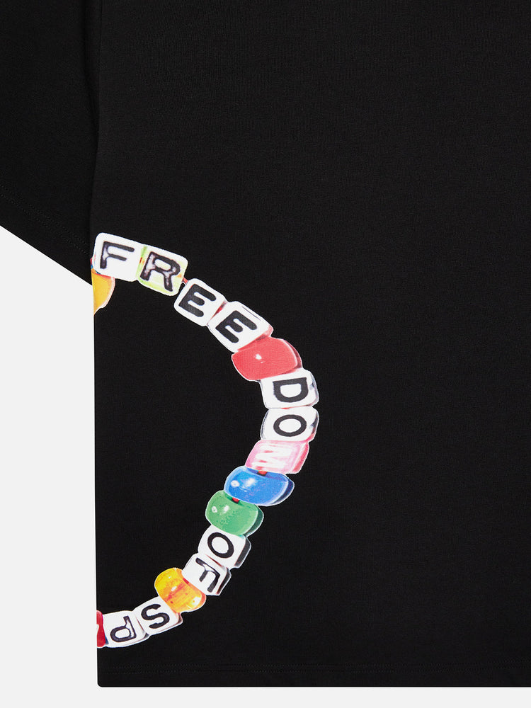 BEAD T-SHIRT BLACK