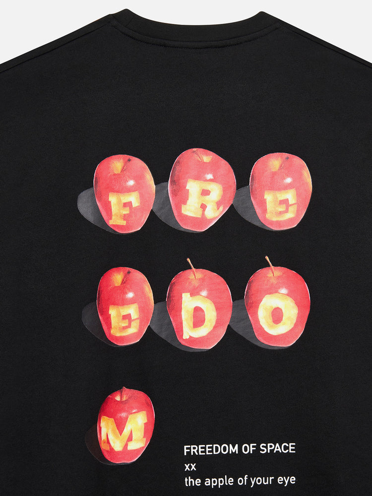 APPLE T-SHIRT BLACK