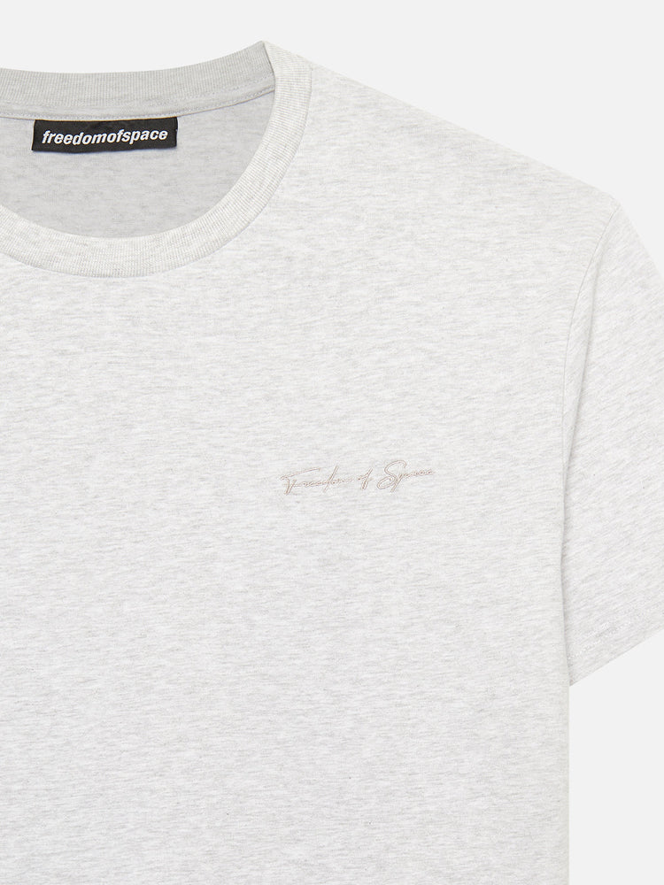 SIGNATURE T-SHIRT GREY MARL