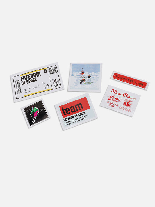 FREEDOM OF SPACE STICKERS SET 1