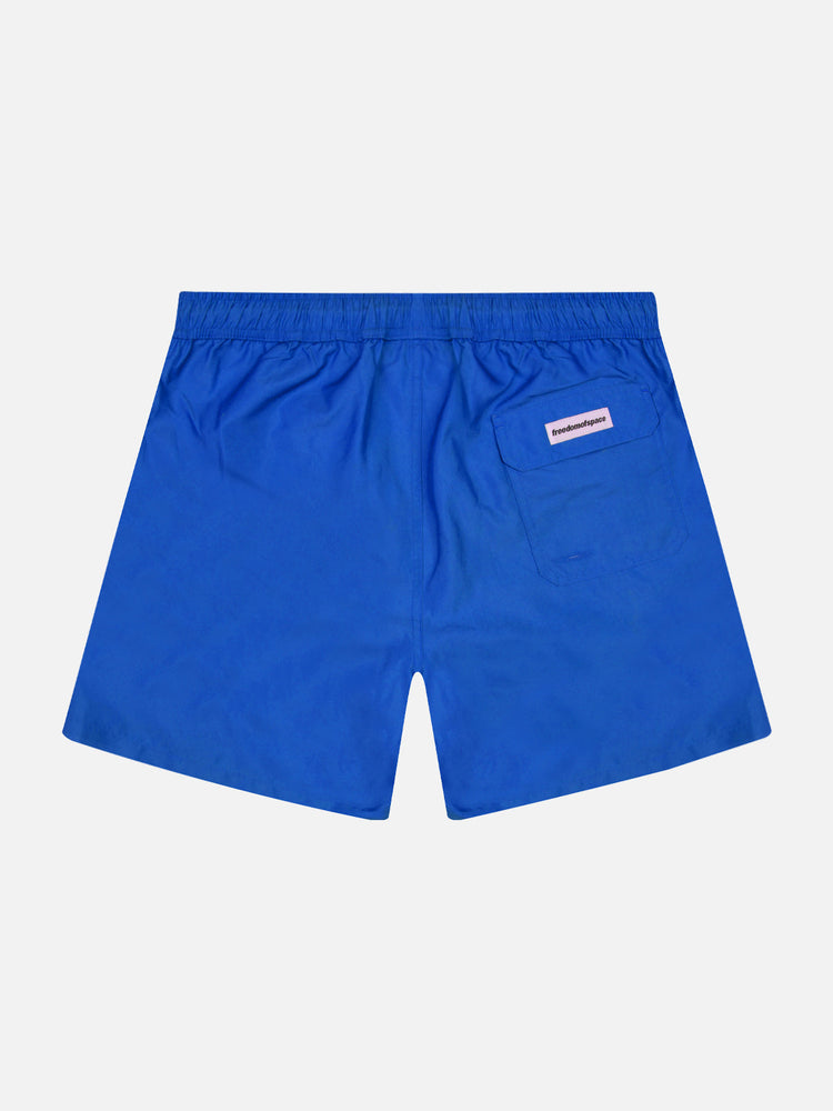 CIRCLE LOGO SWIM SHORTS BLUE
