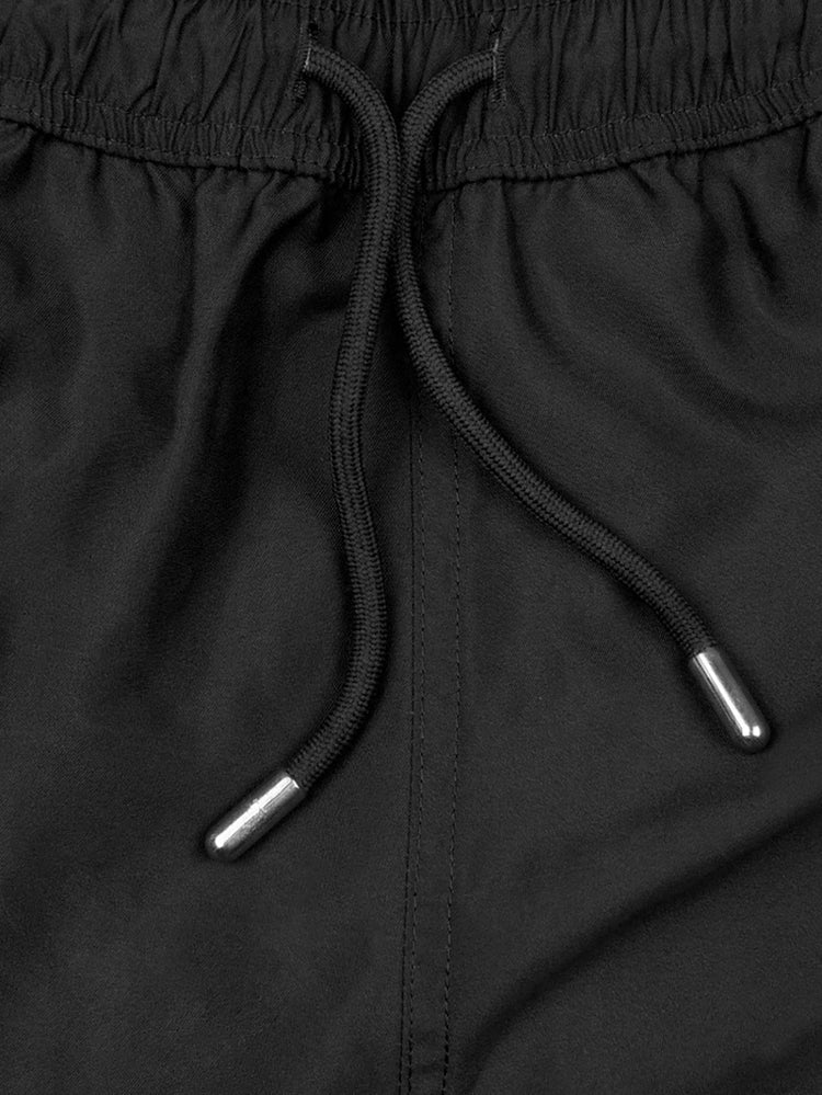 CIRCLE LOGO SWIM SHORTS BLACK