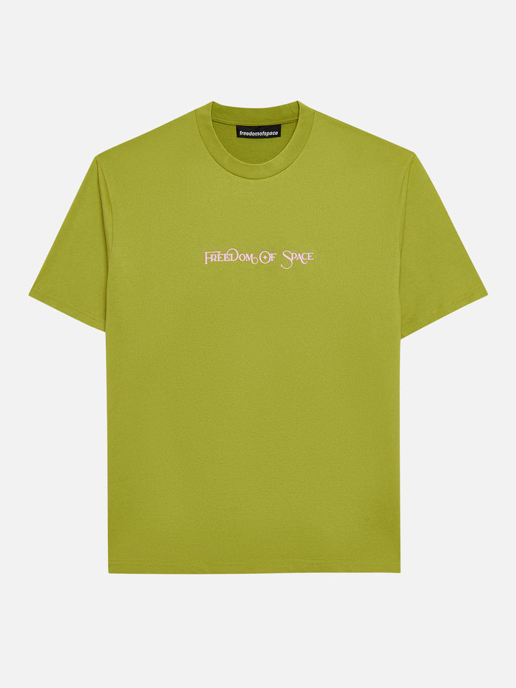 UNDER GOD OVER YOU T-SHIRT LIME