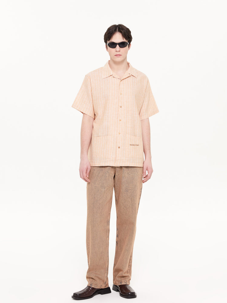 SHORT SLEEVE STRIPED SHIRT