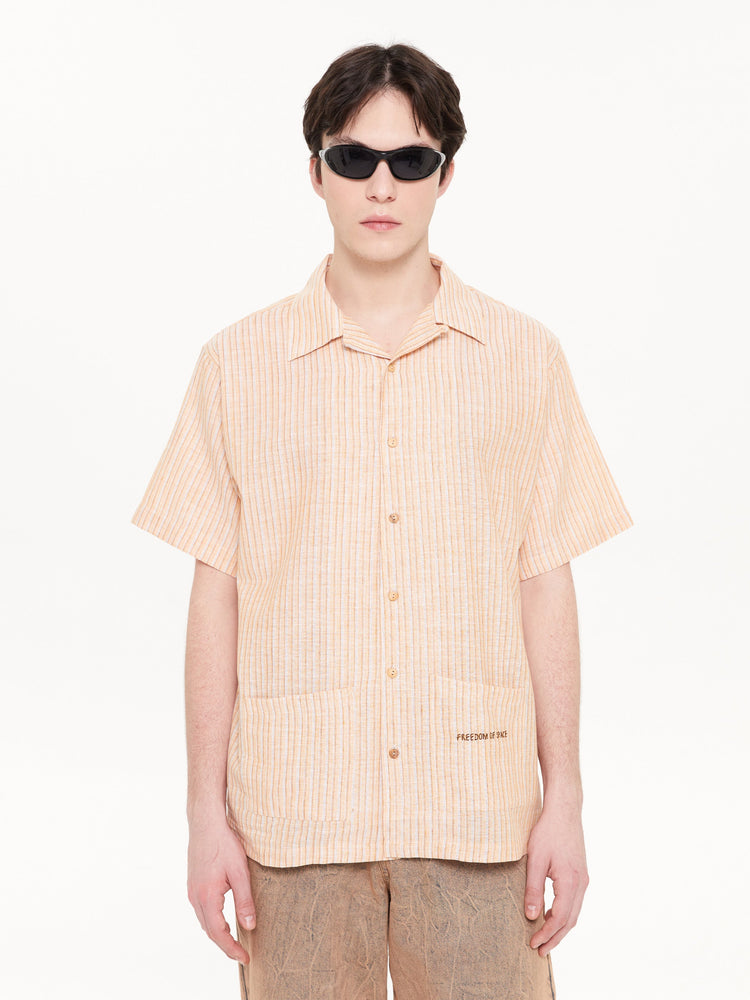 SHORT SLEEVE STRIPED SHIRT