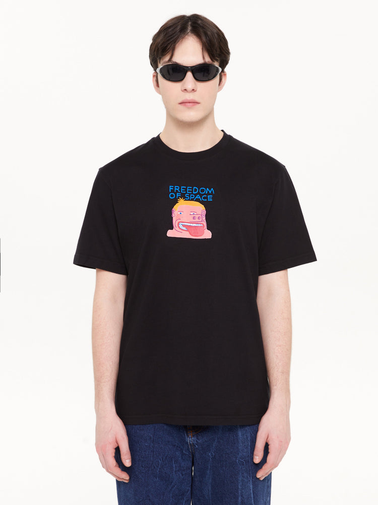 THE MAN T-SHIRT BLACK