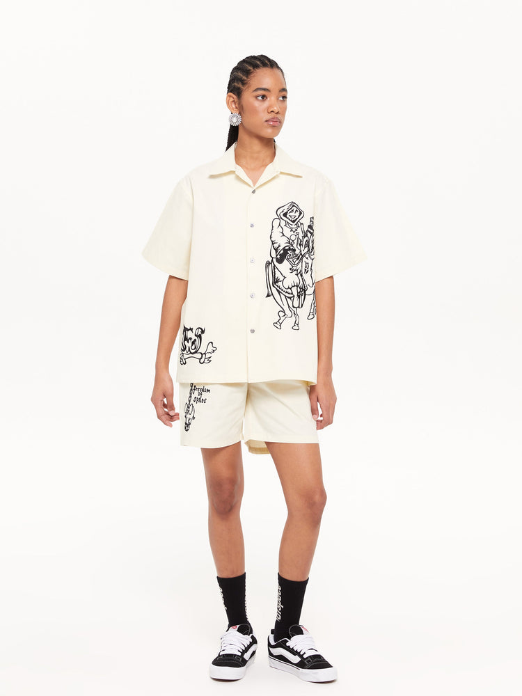 HAND DRAWN EMBROIDERED SHIRT