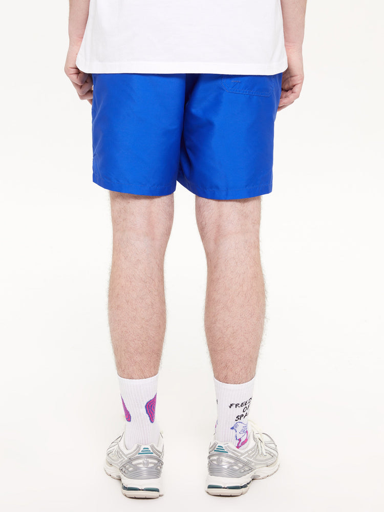 CIRCLE LOGO SWIM SHORTS BLUE