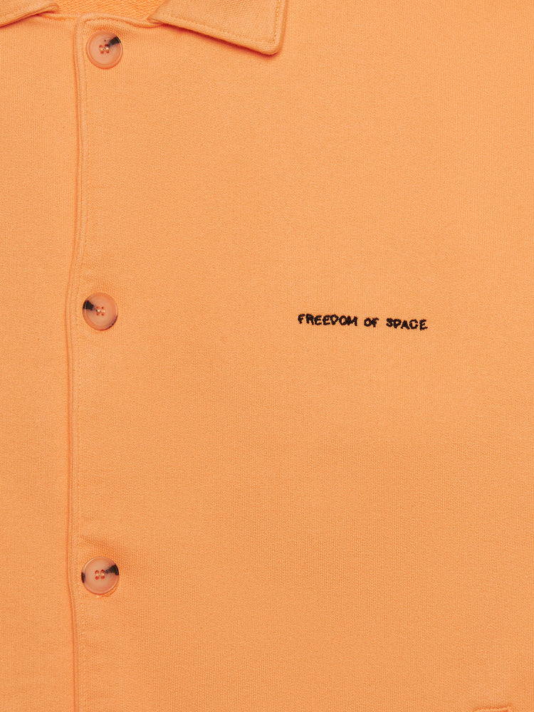Logo Sweater Jacket Pale Orange