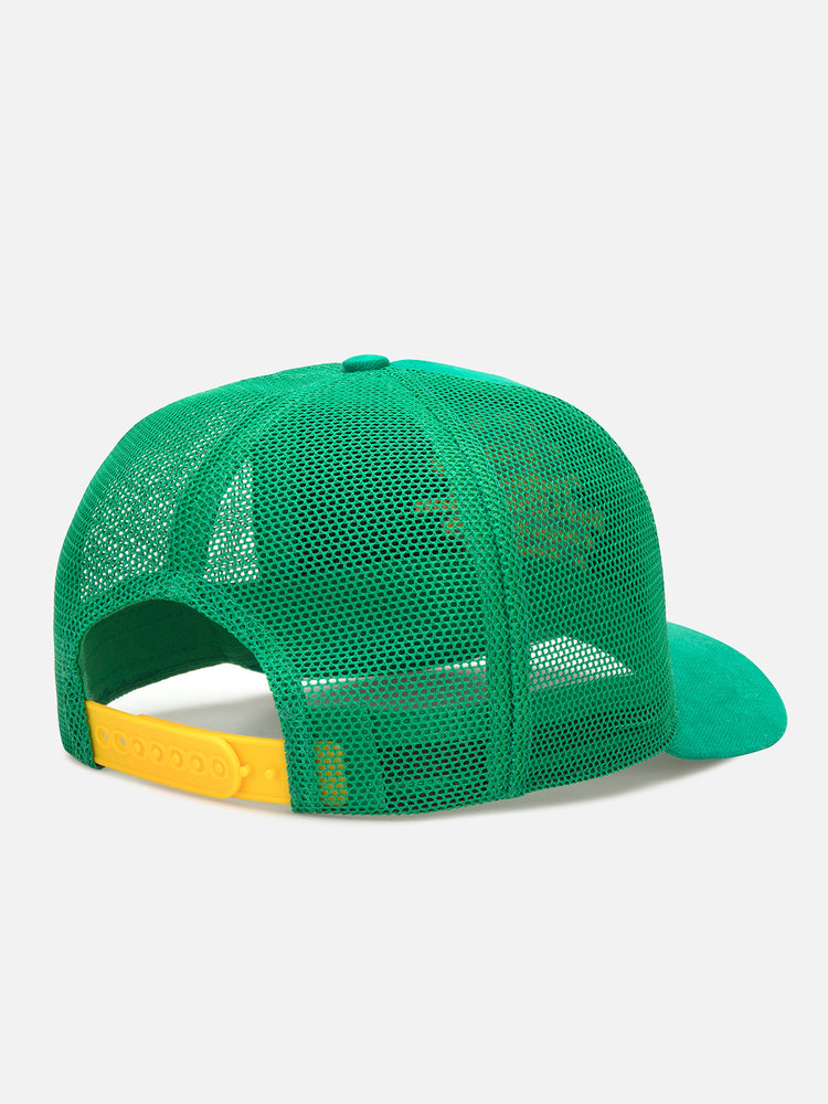 WORLD CHAMPION MESH BACK 5 PANEL CAP GREEN