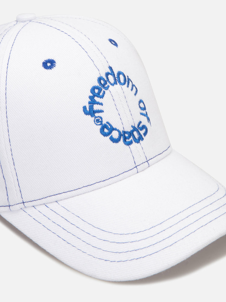 CIRCLE LOGO CAP WHITE