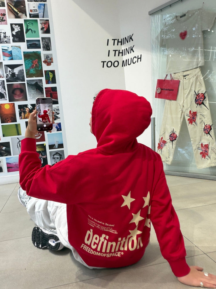 DEFINITION HOODIE RED