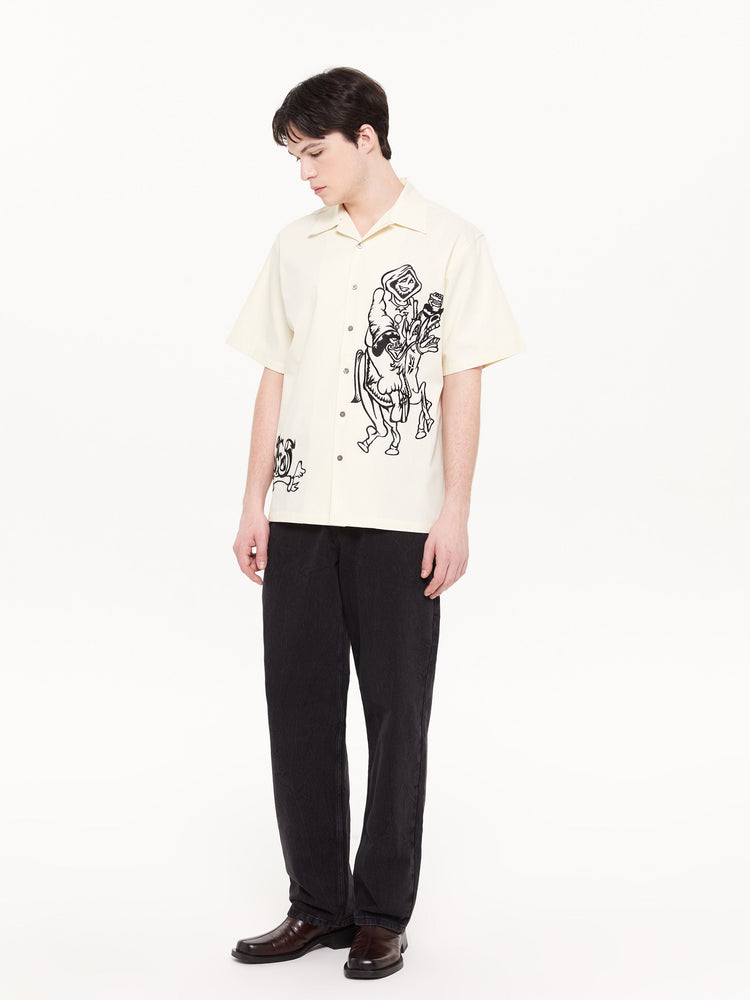 HAND DRAWN EMBROIDERED SHIRT