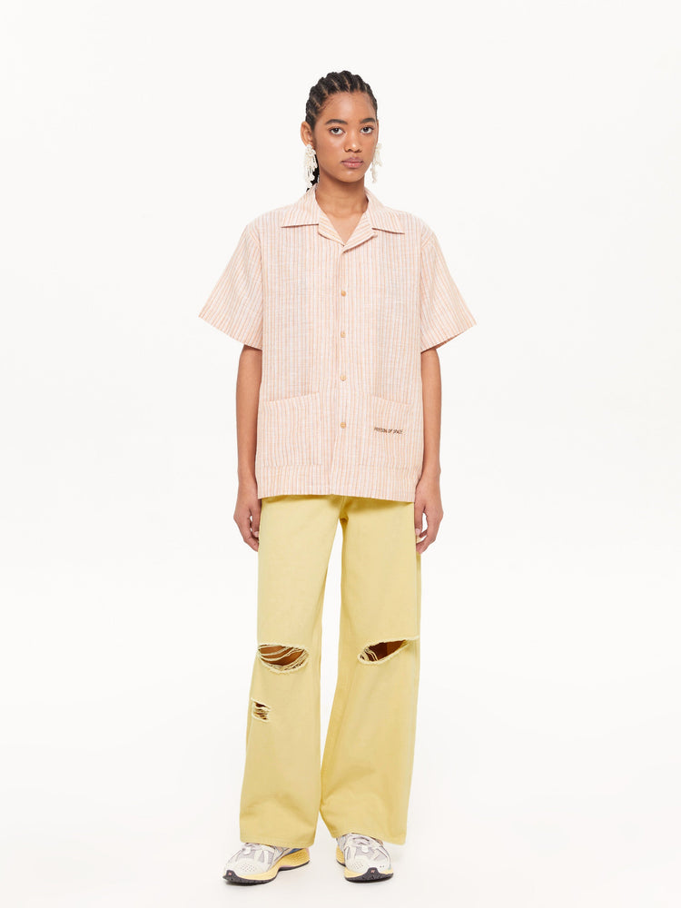 SHORT SLEEVE STRIPED SHIRT