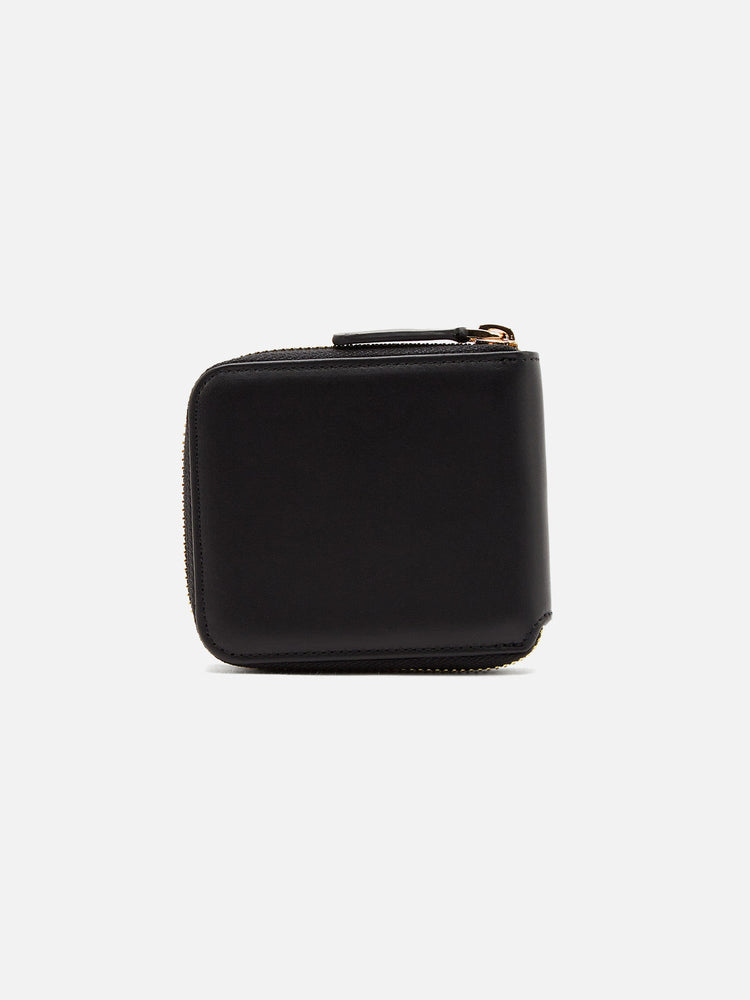 COMPACT GOLD ZIP WALLET