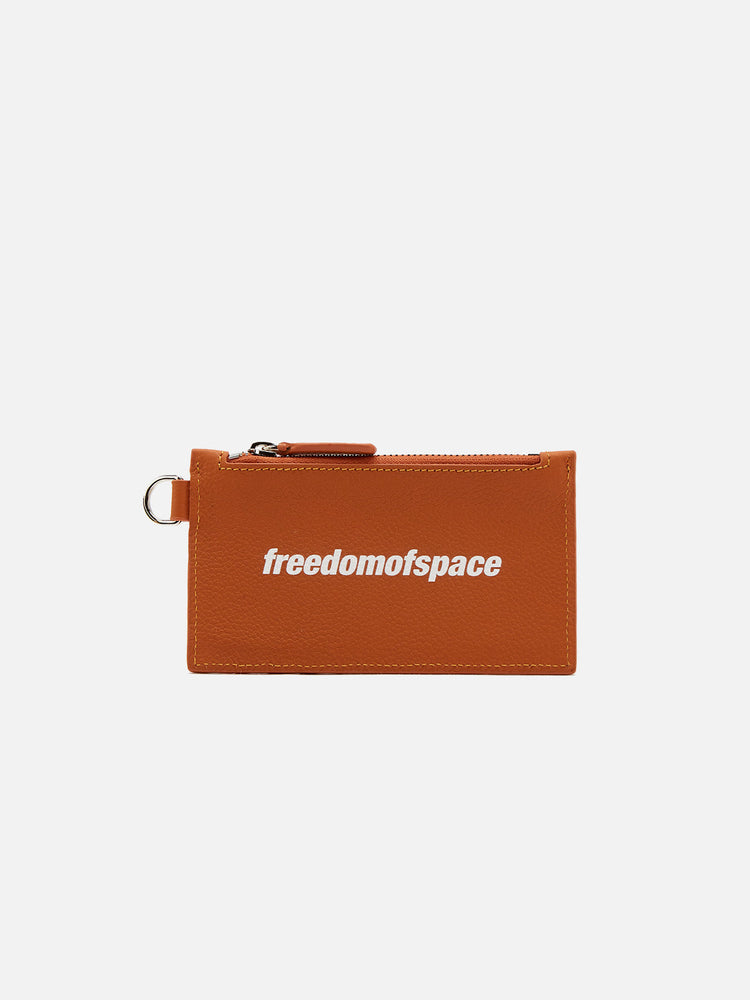 KEYRING CASH CARD HOLDER ORANGE