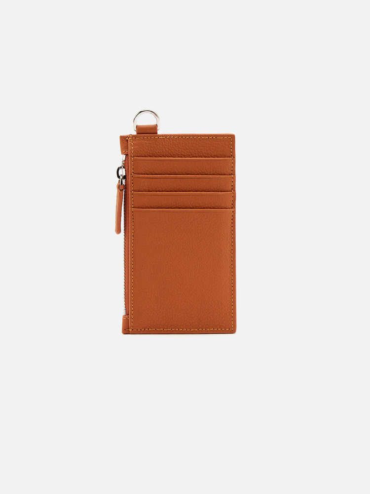 KEYRING CASH CARD HOLDER ORANGE