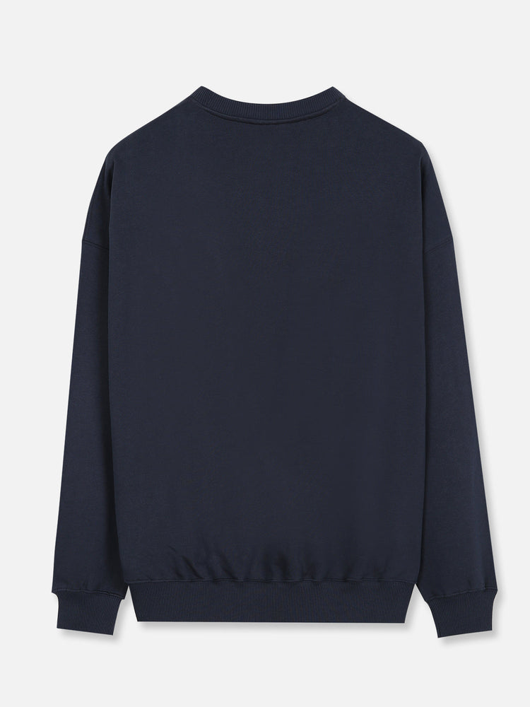 CIRCLE LOGO SWEATSHIRT NAVY