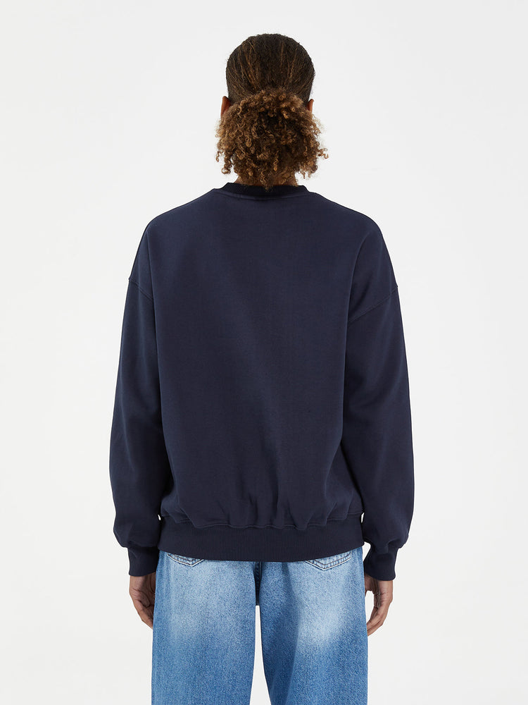 CIRCLE LOGO SWEATSHIRT NAVY