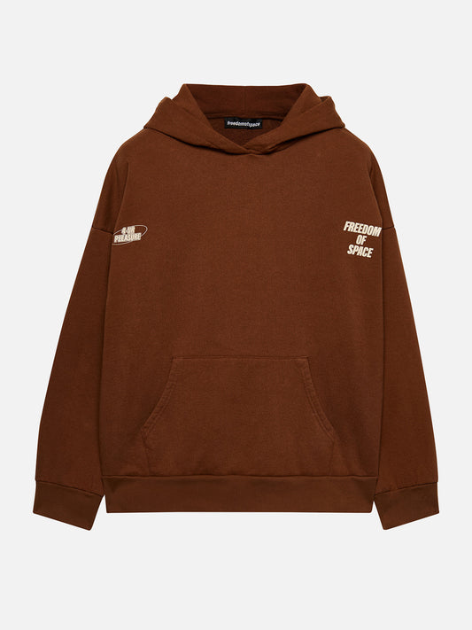 FOR YOUR PLEASURE HOODIE BROWN