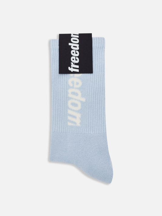 LOGO SOCKS BABY BLUE