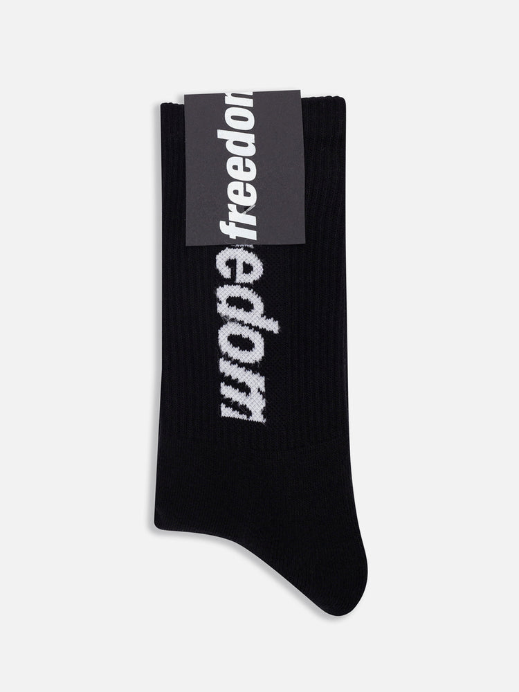 LOGO SOCKS BLACK