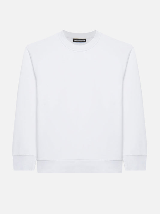 A SIMPLE SWEATSHIRT WHITE