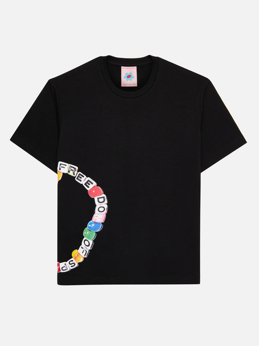 BEAD T-SHIRT BLACK