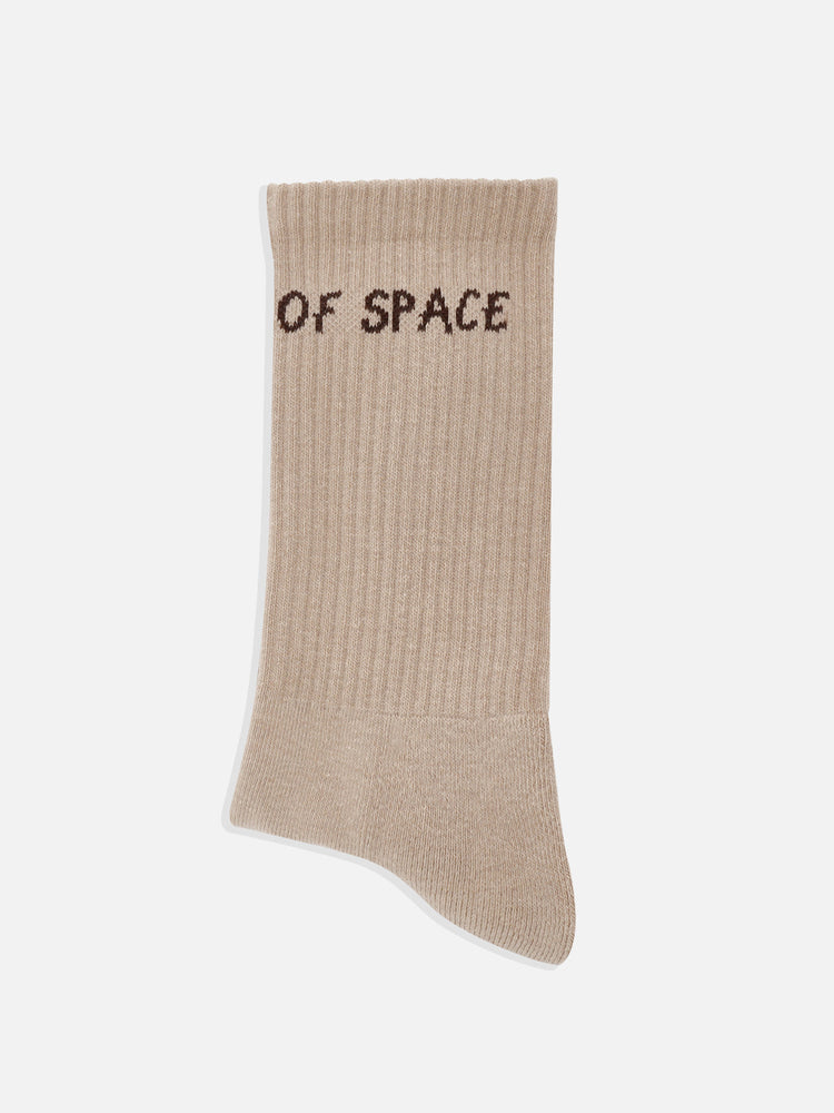 LOGO SOCKS BEIGE