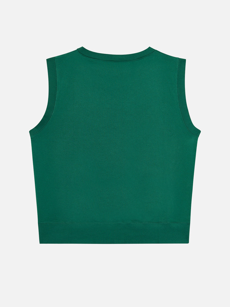 SIGNATURE SWEATER VEST GREEN