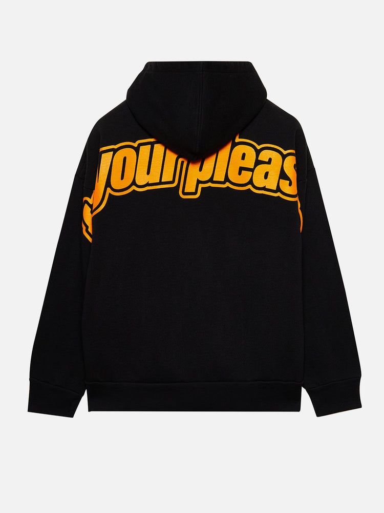 FOR YOUR PLEASURE FULL ZIP HOODIE BLACK