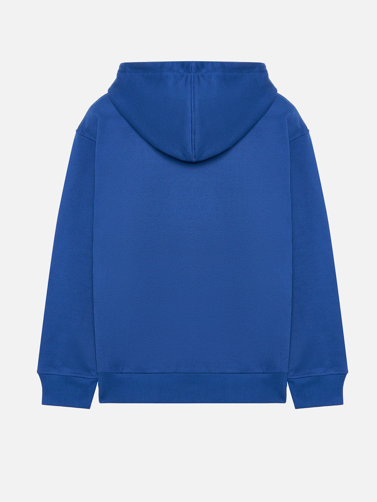 SIGNATURE FULL ZIP HOODIE BLUE