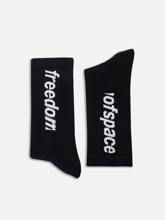 LOGO SOCKS BLACK