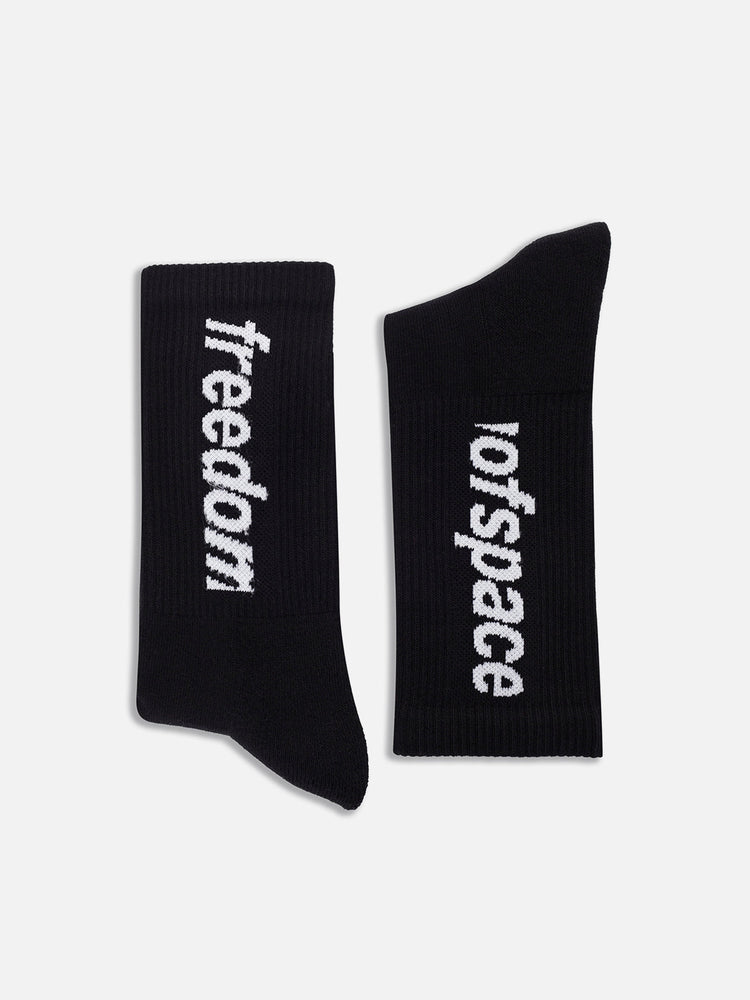 LOGO SOCKS BLACK