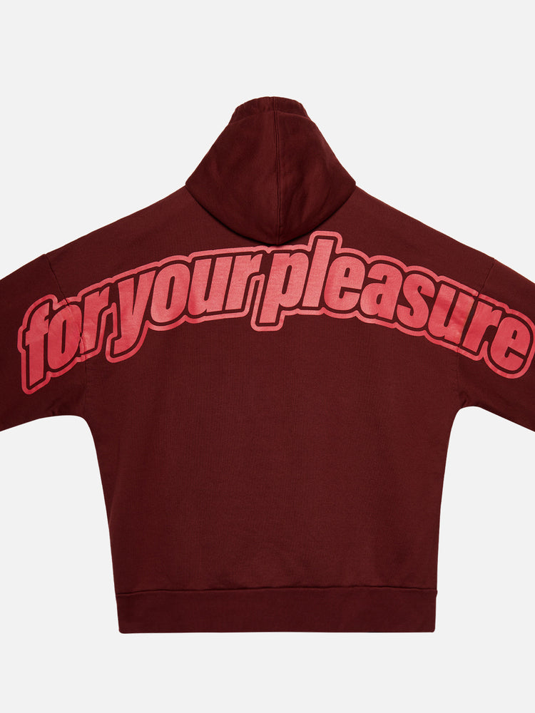 FOR YOUR PLEASURE HOODIE BORDEAUX