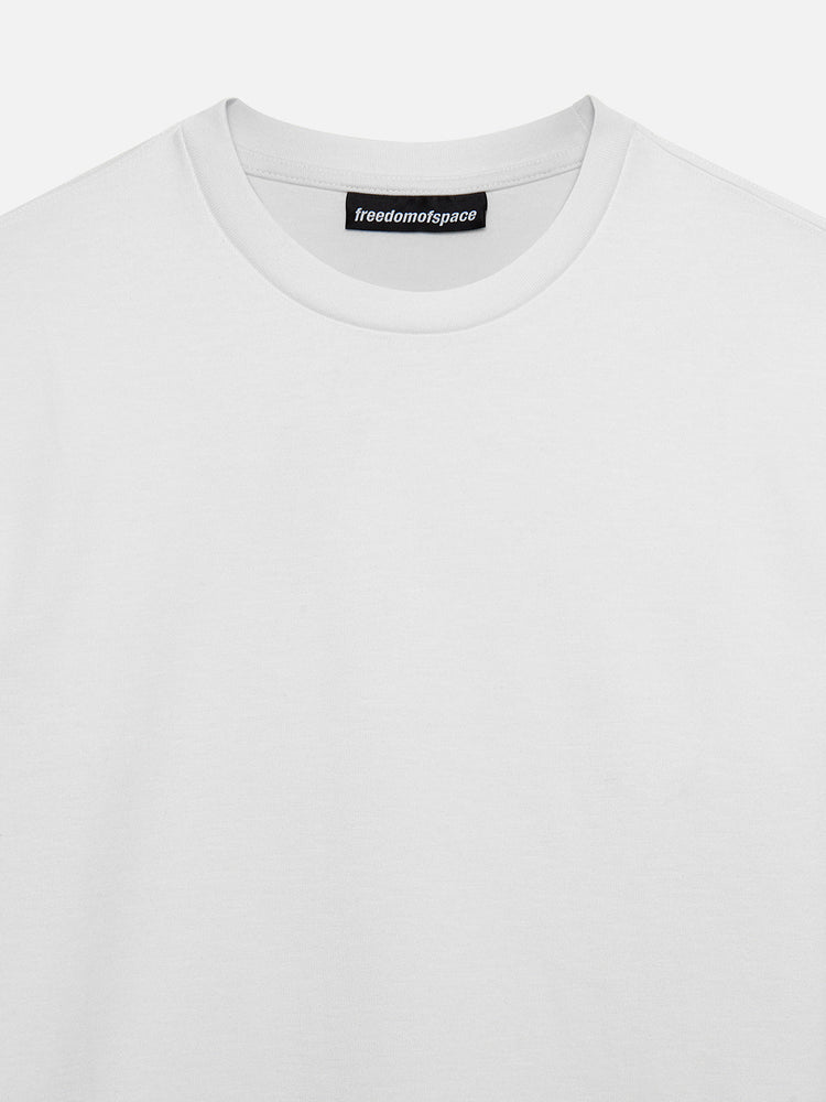 A SIMPLE LONG SLEEVE T-SHIRT OFF WHITE