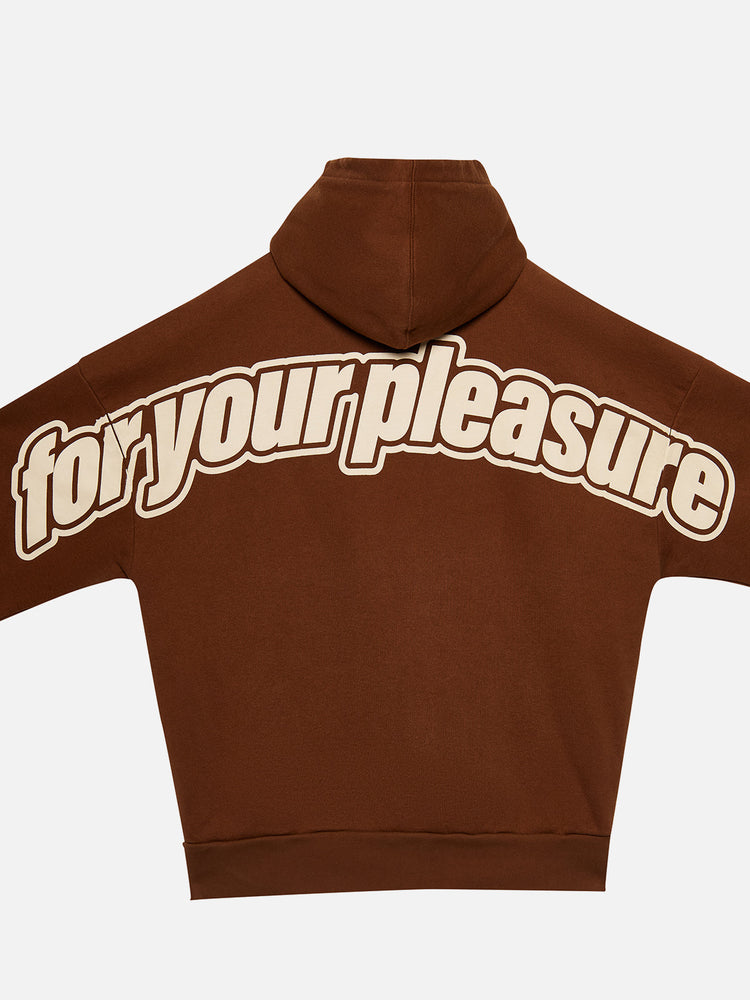 FOR YOUR PLEASURE HOODIE BROWN