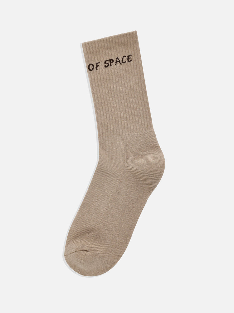 LOGO SOCKS BEIGE