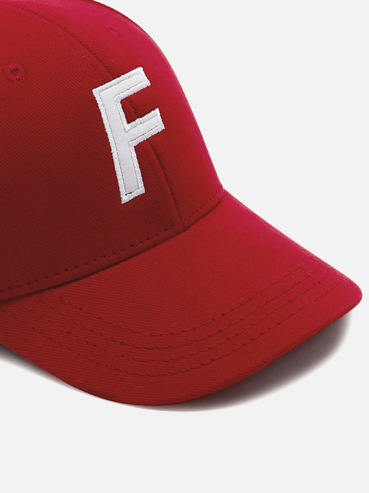 F LOGO CAP RED