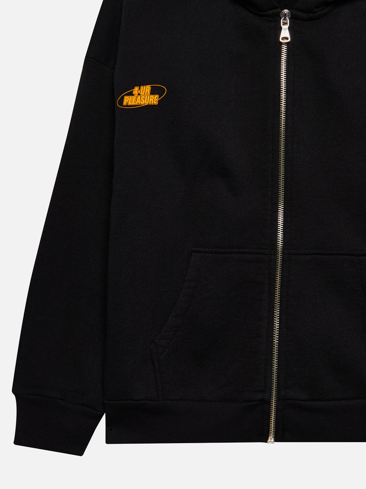 FOR YOUR PLEASURE FULL ZIP HOODIE BLACK
