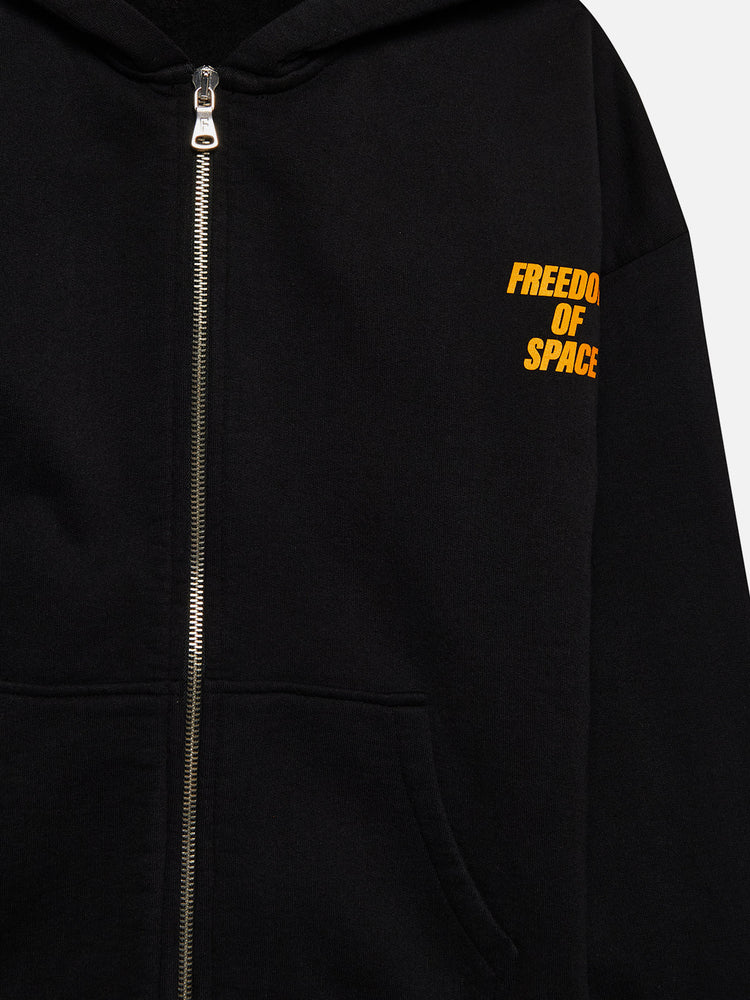 FOR YOUR PLEASURE FULL ZIP HOODIE BLACK