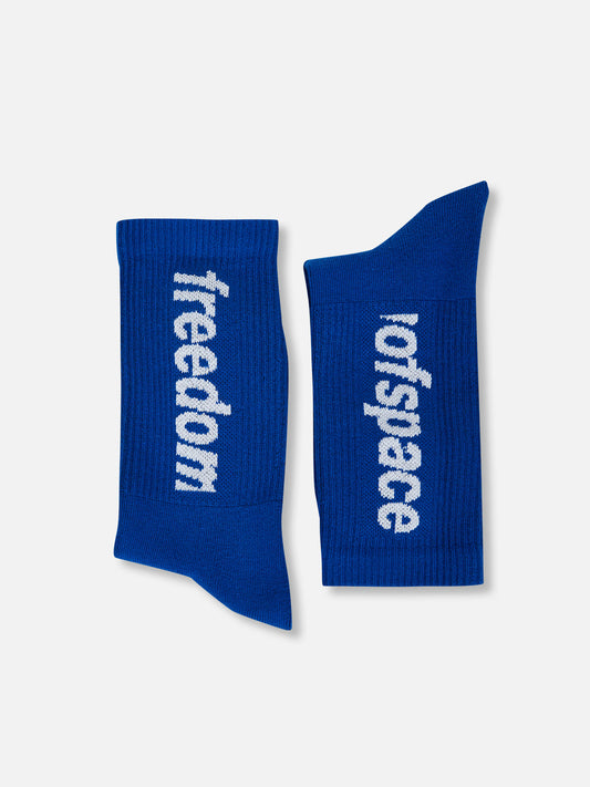 LOGO SOCKS BLUE