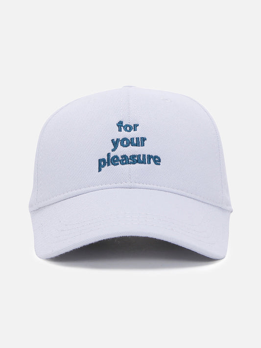 FOR YOUR PLEASURE CAP WHITE