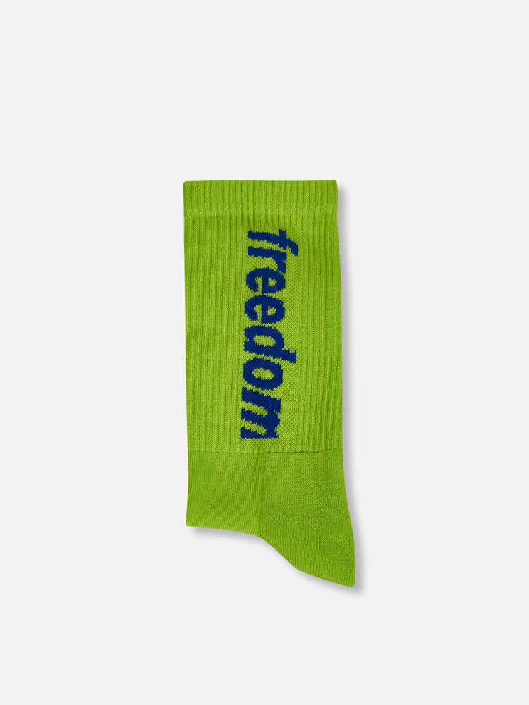 LOGO SOCKS LIME