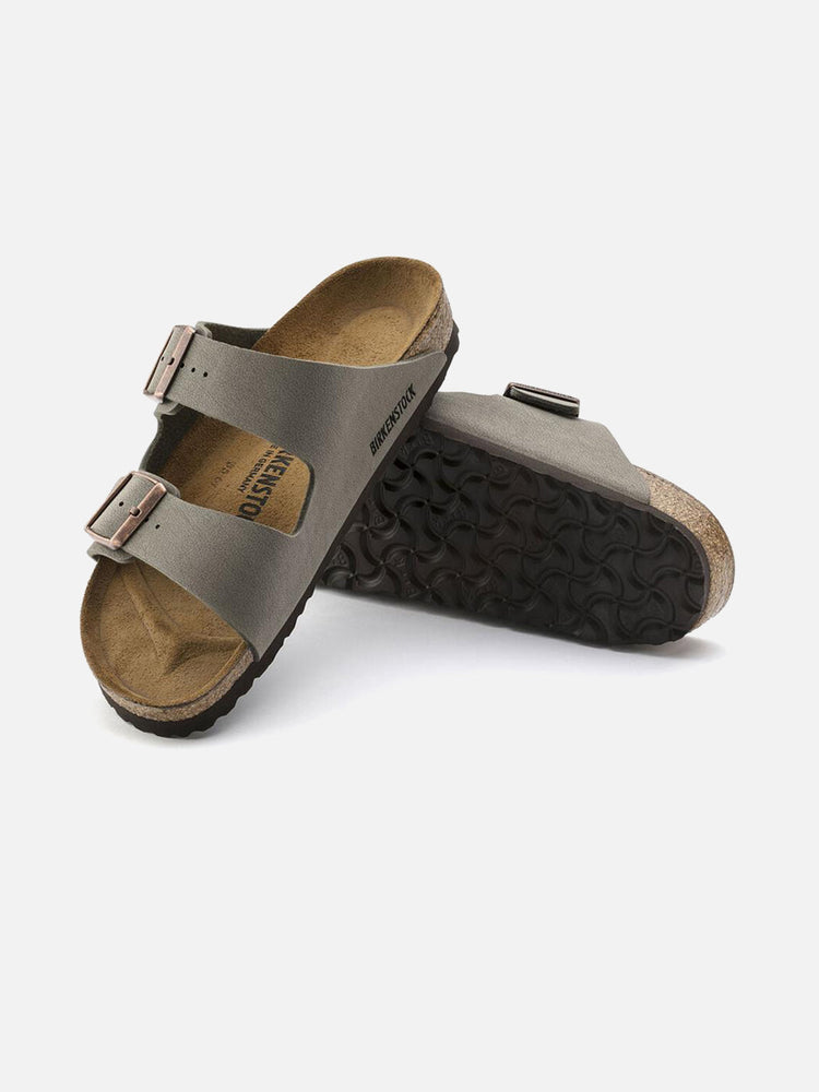 BIRKENSTOCK ARIZONA BIRKIBUC STONE