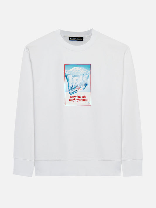 HYDRATED SWEATSHIRT WHITE